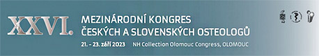 XXVI. mezinárodní kongres českých a slovenských osteologů